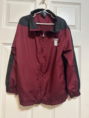 Texas A&M embroidered Maroon and Black Kids Zip-Up Jacket 6/7